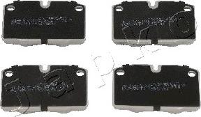 Japko 500406 - Brake Pad Set, disc brake autospares.lv