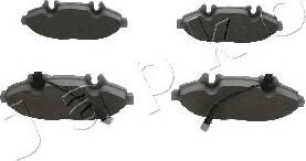 Japko 500546 - Brake Pad Set, disc brake autospares.lv