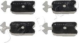 Japko 500648 - Brake Pad Set, disc brake autospares.lv