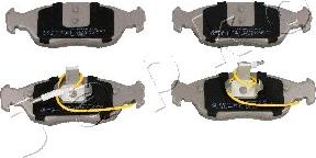 Japko 500638 - Brake Pad Set, disc brake autospares.lv