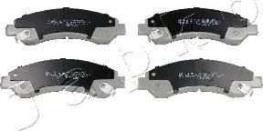 Japko 50006 - Brake Pad Set, disc brake autospares.lv