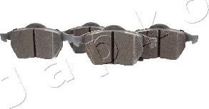 Japko 500004 - Brake Pad Set, disc brake autospares.lv