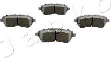 Japko 500089 - Brake Pad Set, disc brake autospares.lv