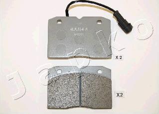 Japko 50016 - Brake Pad Set, disc brake autospares.lv