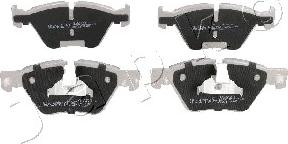 Japko 500124 - Brake Pad Set, disc brake autospares.lv