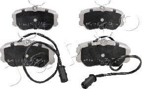 Japko 500206 - Brake Pad Set, disc brake autospares.lv