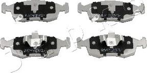 Japko 500228 - Brake Pad Set, disc brake autospares.lv