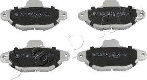 Japko 500227 - Brake Pad Set, disc brake autospares.lv