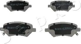 Japko 50022 - Brake Pad Set, disc brake autospares.lv