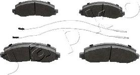 Japko 500717 - Brake Pad Set, disc brake autospares.lv