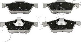 Japko 50152 - Brake Pad Set, disc brake autospares.lv