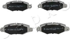 Japko 50114 - Brake Pad Set, disc brake autospares.lv