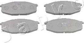 Japko 50116 - Brake Pad Set, disc brake autospares.lv