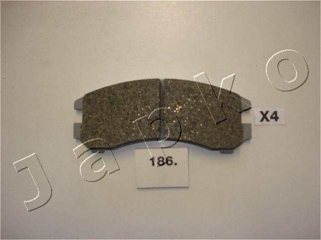 Japko 50186 - Brake Pad Set, disc brake autospares.lv