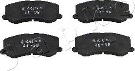 Japko 50896 - Brake Pad Set, disc brake autospares.lv