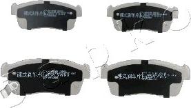 Japko 50809 - Brake Pad Set, disc brake autospares.lv