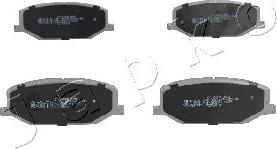 Japko 50803 - Brake Pad Set, disc brake autospares.lv