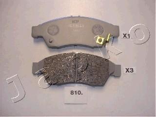 Japko 50810 - Brake Pad Set, disc brake autospares.lv