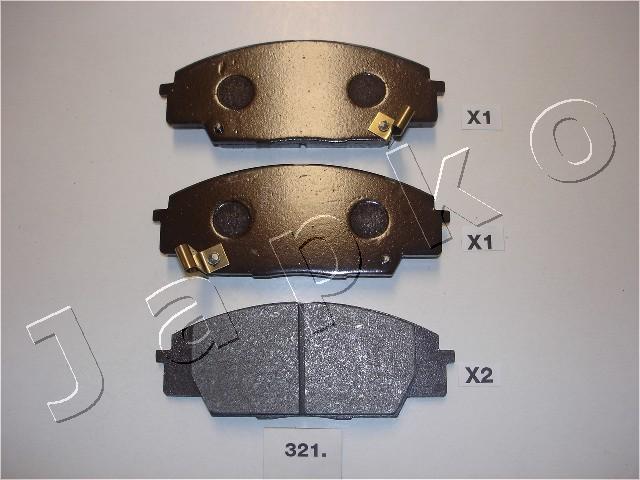 Japko 50321 - Brake Pad Set, disc brake autospares.lv