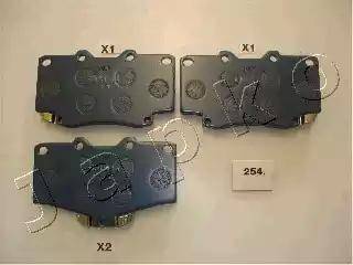 Japko 50254P - High Performance Brake Pad Set autospares.lv