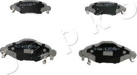 Japko 50204 - Brake Pad Set, disc brake autospares.lv