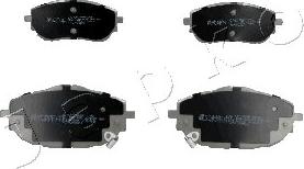 Japko 502000 - Brake Pad Set, disc brake autospares.lv