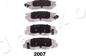 Japko 502007 - Brake Pad Set, disc brake autospares.lv