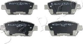 Japko 50203 - Brake Pad Set, disc brake autospares.lv