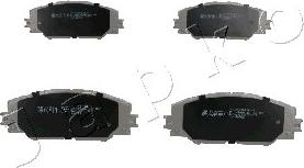 Japko 50230 - Brake Pad Set, disc brake autospares.lv