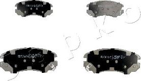 Japko 50H10 - Brake Pad Set, disc brake autospares.lv