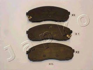 Japko 50K13 - Brake Pad Set, disc brake autospares.lv