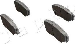 Japko 50K30 - Brake Pad Set, disc brake autospares.lv