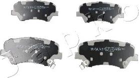 Japko 50K24 - Brake Pad Set, disc brake autospares.lv