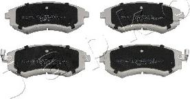 Japko 50S02 - Brake Pad Set, disc brake autospares.lv