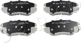 Japko 50W17 - Brake Pad Set, disc brake autospares.lv