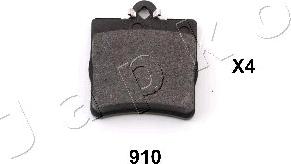 Japko 51910 - Brake Pad Set, disc brake autospares.lv