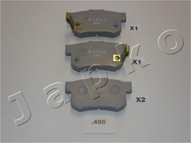 Japko 51495 - Brake Pad Set, disc brake autospares.lv