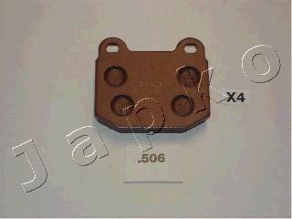 Japko 51506 - Brake Pad Set, disc brake autospares.lv