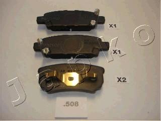 Japko 51508 - Brake Pad Set, disc brake autospares.lv