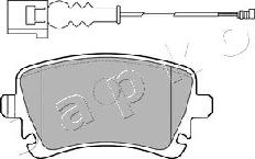 Japko 510922 - Brake Pad Set, disc brake autospares.lv