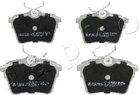 Japko 510606 - Brake Pad Set, disc brake autospares.lv