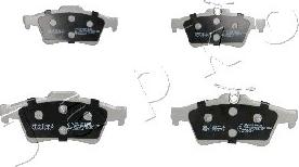 Japko 51005 - Brake Pad Set, disc brake autospares.lv