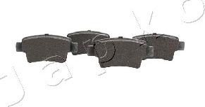 Japko 510011 - Brake Pad Set, disc brake autospares.lv