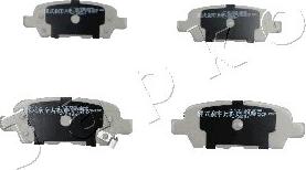 Japko 51154 - Brake Pad Set, disc brake autospares.lv