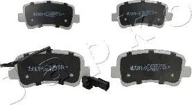 Japko 51108 - Brake Pad Set, disc brake autospares.lv