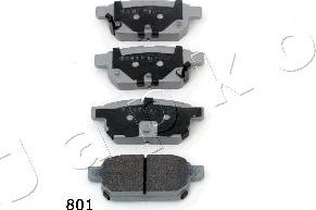 Japko 51801 - Brake Pad Set, disc brake autospares.lv