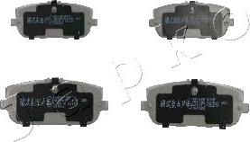 Japko 51311 - Brake Pad Set, disc brake autospares.lv