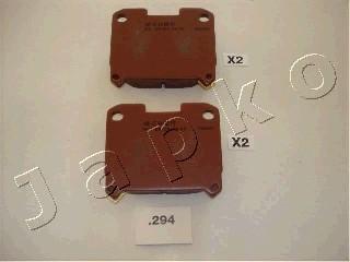 Japko 51294 - Brake Pad Set, disc brake autospares.lv