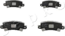 Japko 51257 - Brake Pad Set, disc brake autospares.lv