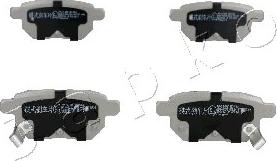 Japko 51214 - Brake Pad Set, disc brake autospares.lv